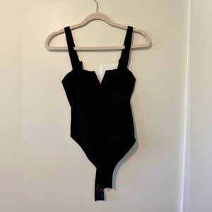 Free people, black body suit size small
